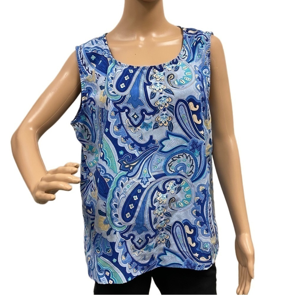 Graver Studio Flowy tank Blue